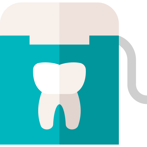 Dental floss Basic Straight Flat icon