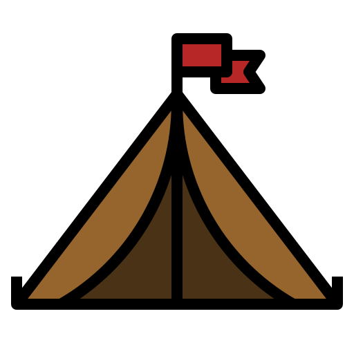 namiot dDara Lineal Color ikona