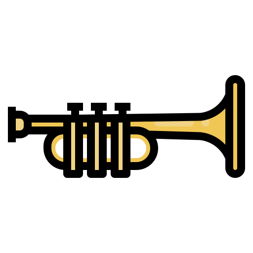 트럼펫 dDara Lineal Color icon