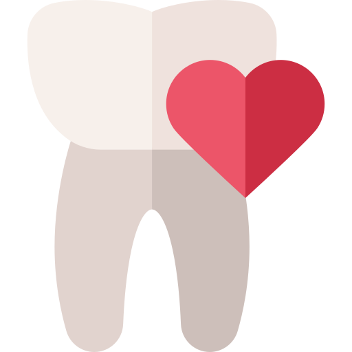 cuidado dental Basic Straight Flat icono