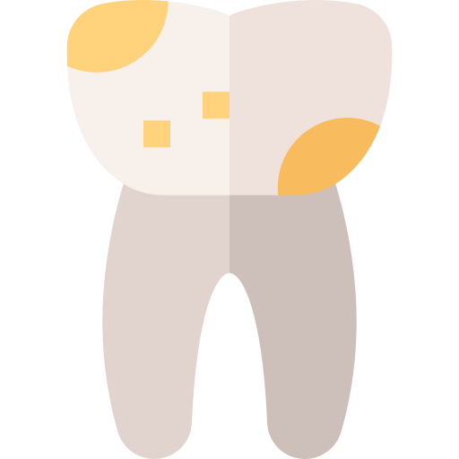 dente Basic Straight Flat icona