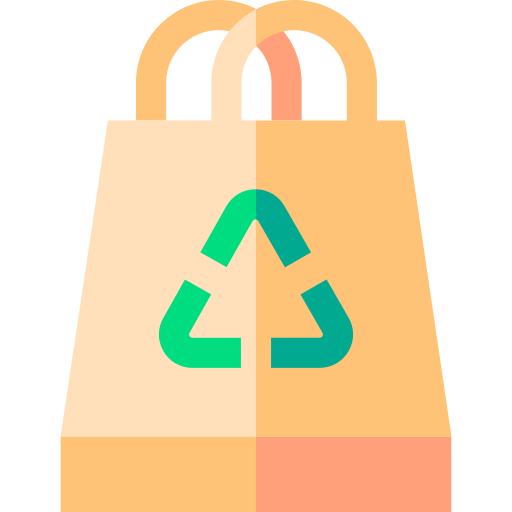 Paper bag Basic Straight Flat icon