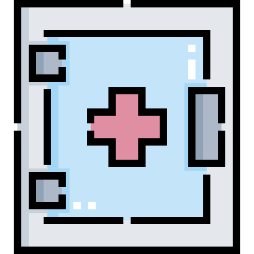 First aid kit Detailed Straight Lineal color icon