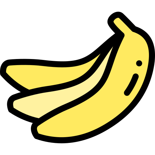 Bananas Detailed Rounded Lineal color icon