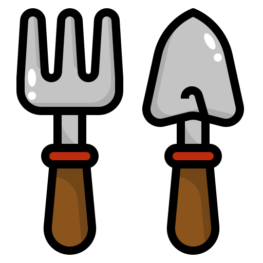 narzędzia ogrodnicze dDara Lineal Color ikona