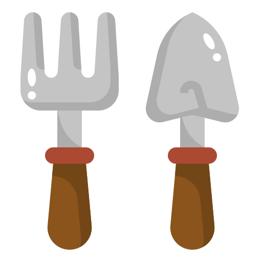 narzędzia ogrodnicze dDara Flat ikona