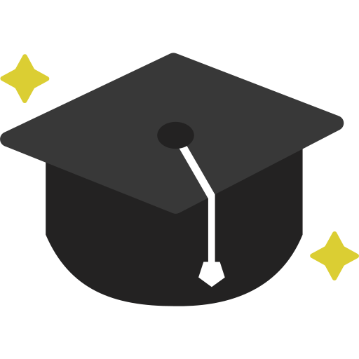 Graduation cap Generic Flat icon