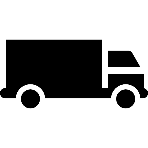 Delivery truck Basic Rounded Filled icon