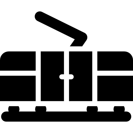 Tramway Basic Rounded Filled icon