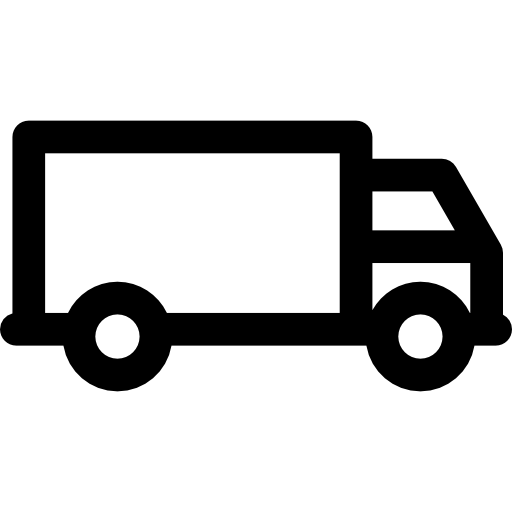 camion de livraison Basic Rounded Lineal Icône