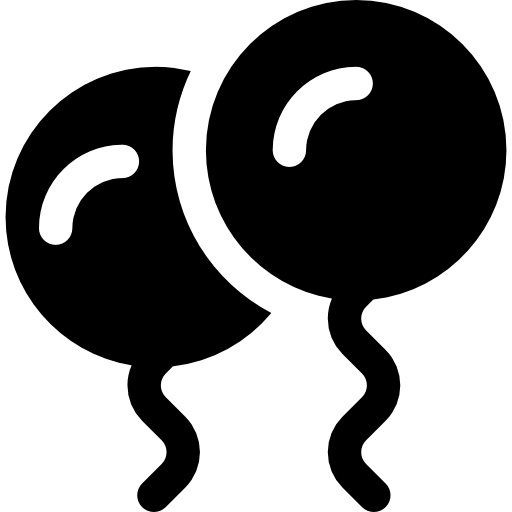 バルーン Basic Rounded Filled icon