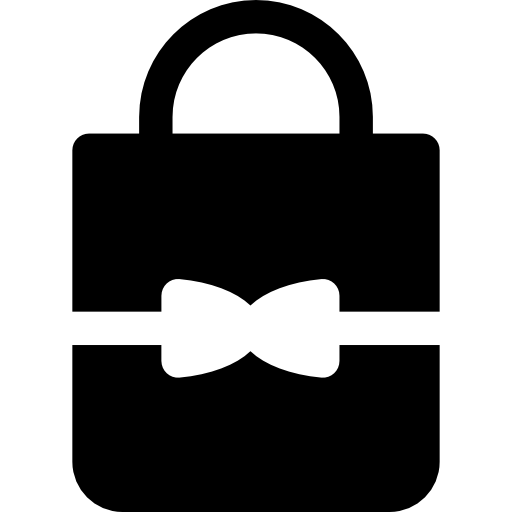 Shopping bag Basic Rounded Filled icon