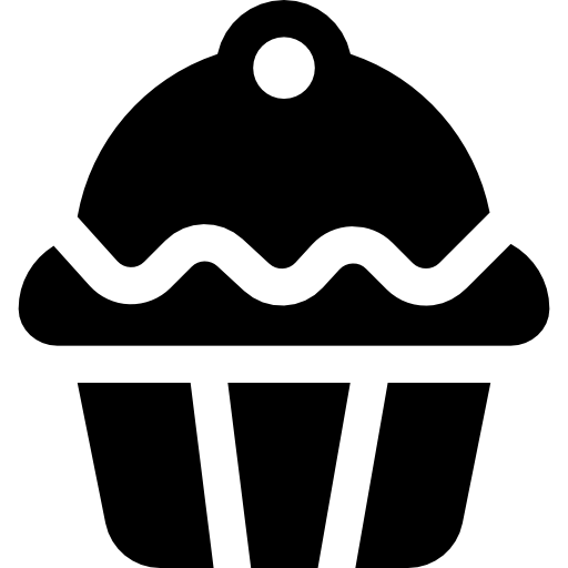 マフィン Basic Rounded Filled icon