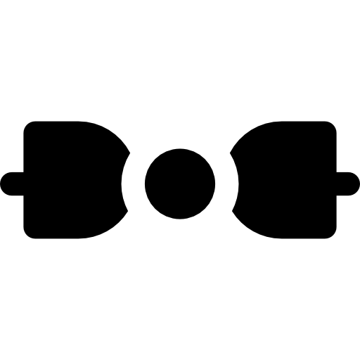 Bow tie Basic Rounded Filled icon