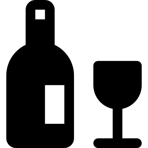 Wine Basic Rounded Filled icon