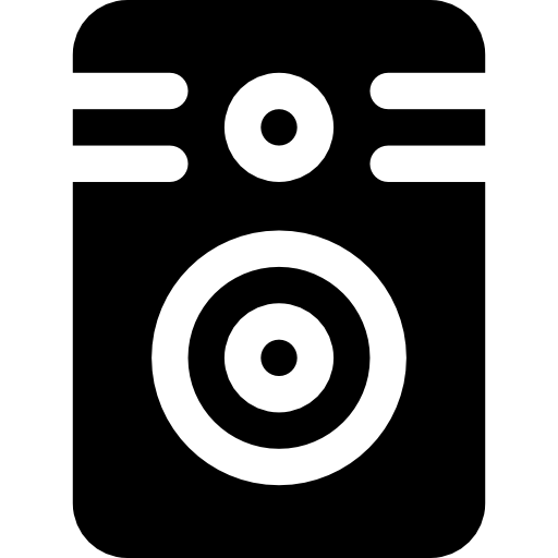 スピーカー Basic Rounded Filled icon