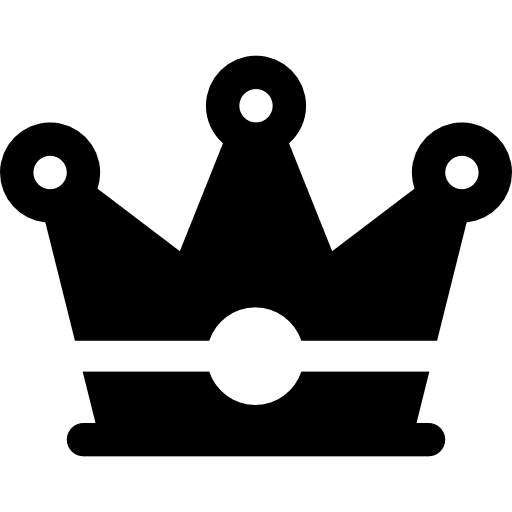 왕관 Basic Rounded Filled icon