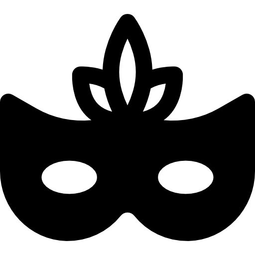 Mask Basic Rounded Filled icon