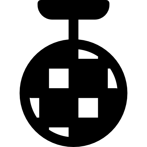 bola de espejos Basic Rounded Filled icono