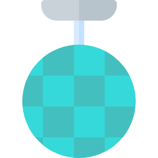 Mirror ball Basic Rounded Flat icon