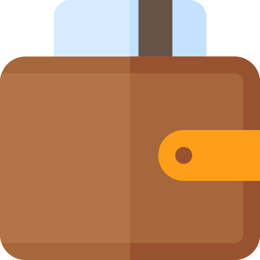 Wallet Basic Rounded Flat icon