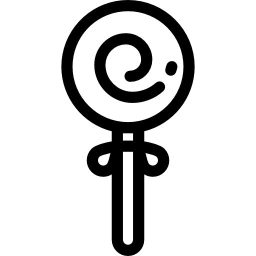사탕 과자 Detailed Rounded Lineal icon