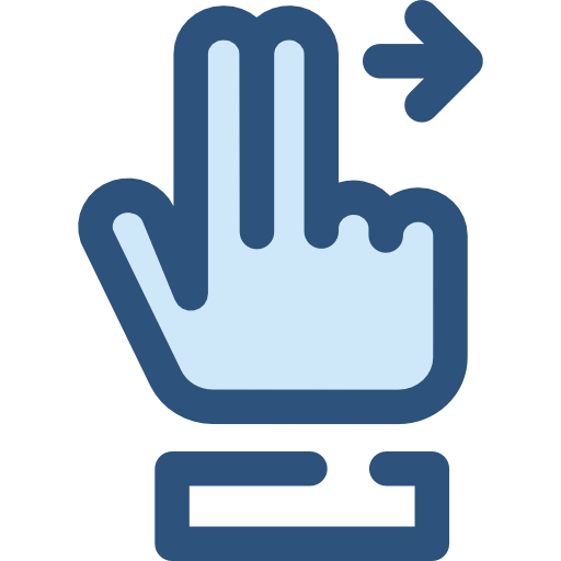 Tap Monochrome Blue icon