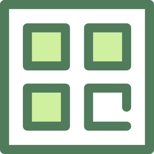 menu Monochrome Green ikona