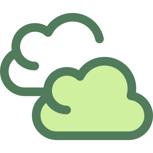 chmura obliczeniowa Monochrome Green ikona