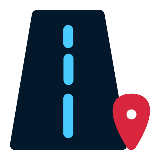 mapa drogowa Generic Flat ikona
