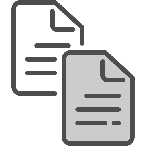 Data copy Winnievizence Grey icon