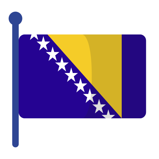 bosnië-herzegovina Generic Flat icoon
