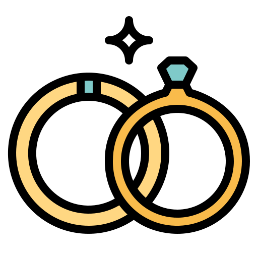 anillo de bodas Smalllikeart Lineal Color icono