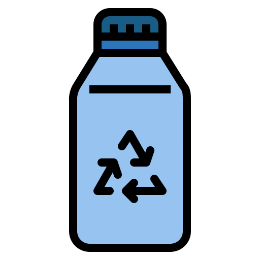glasflasche Smalllikeart Lineal Color icon