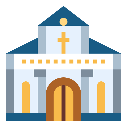 iglesia Smalllikeart Flat icono