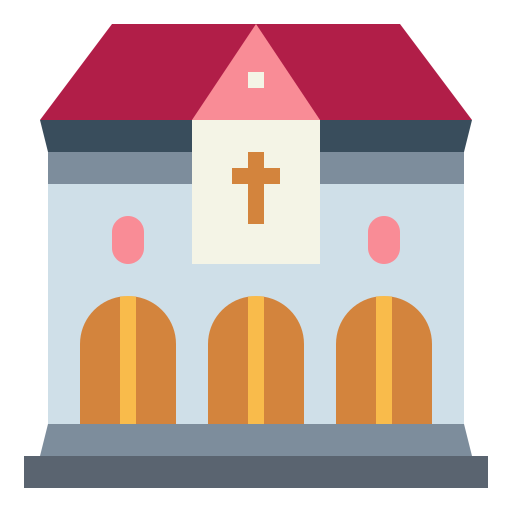 iglesia Smalllikeart Flat icono