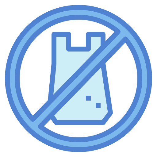 bolsa de plastico Generic Blue icono