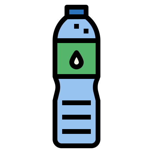botella de plástico Smalllikeart Lineal Color icono