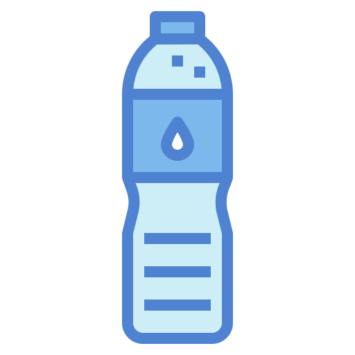 botella de plástico Generic Blue icono