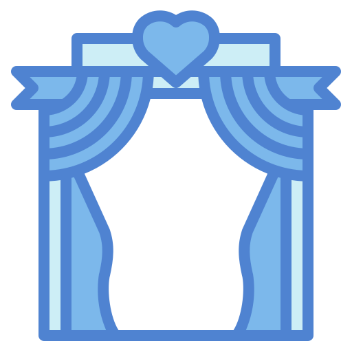 huwelijksboog Generic Blue icoon