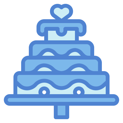 pastel de bodas Generic Blue icono