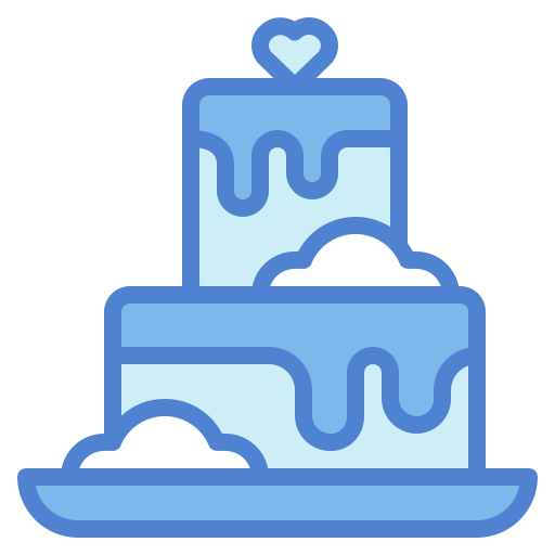 Свадебный пирог Generic Blue иконка