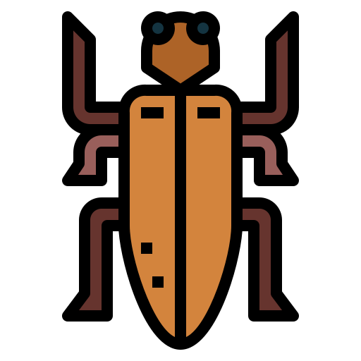 甲虫 Smalllikeart Lineal Color icon