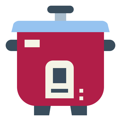 炊飯器 Smalllikeart Flat icon