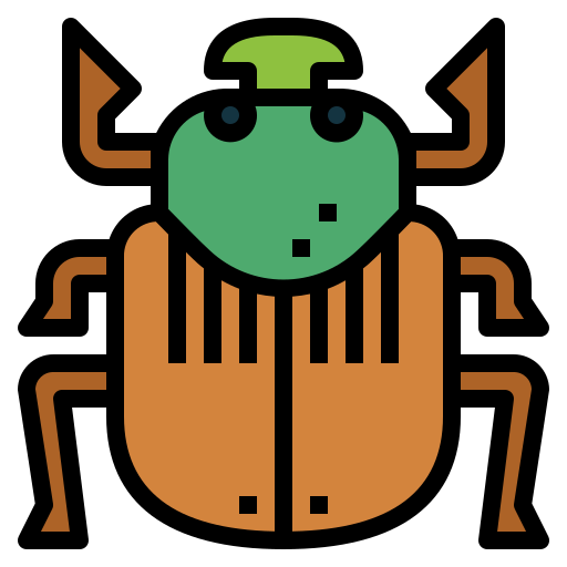 escarabajo Smalllikeart Lineal Color icono