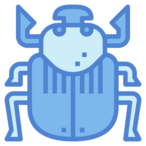 escaravelho Generic Blue Ícone