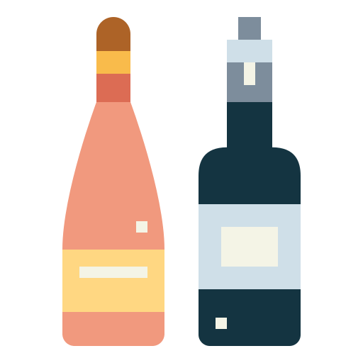Wine Smalllikeart Flat icon