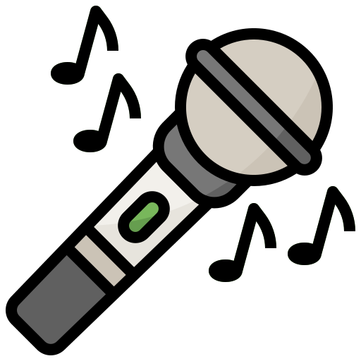 Karaoke Surang Lineal Color icon