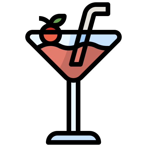 cocktail Surang Lineal Color icon