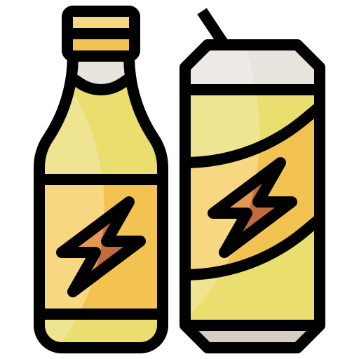 bebida energética Surang Lineal Color icono